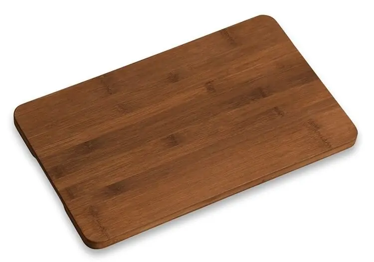 Prkénko na krájení a servírování 43 x 1,9 x 26 cm, tmavý bambus KESPER 59390 Markenware