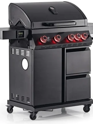 Abverkauf Cool Black maxX PTS 4.1 Plynový gril LANDMANN 15486