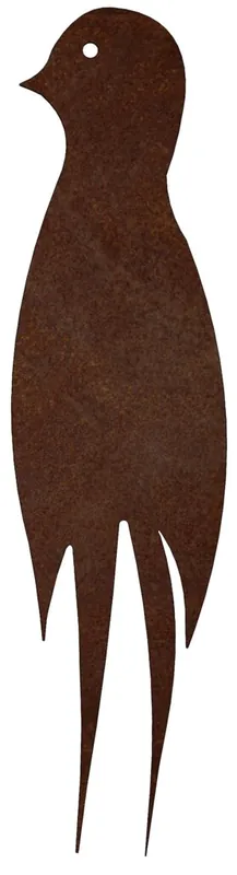 Zahradní dekorace vlaštovka 2, 20 x 5 cm, corten CORGARDEN 1045 Nur Für Kurze Zeit