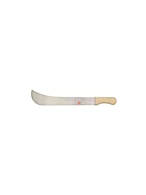 TOPTRADE mačeta ocelová, s dřevěnou rukojetí, 16“ čepel, 500 mm 309170 Must-Have